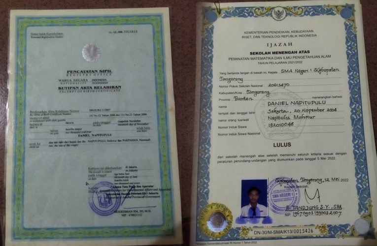 SMAN  1 Tangerang  Terbitkan Nama Ortu di Ijazah Siswa Tidak Sesuai Akta