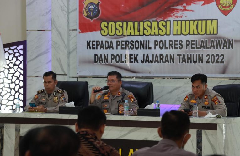 Polres Pelalawan Taja Sosialisasi Peraturan Kapolri No 2 Tentang Cara Bantuan Hukum Oleh Kepolosan Negara Republik Indonesian 