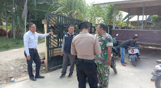 Tim Gabungan Polri Dan TNI,Patroli Rutin DiKawasan IDi Tunong Aceh Timur