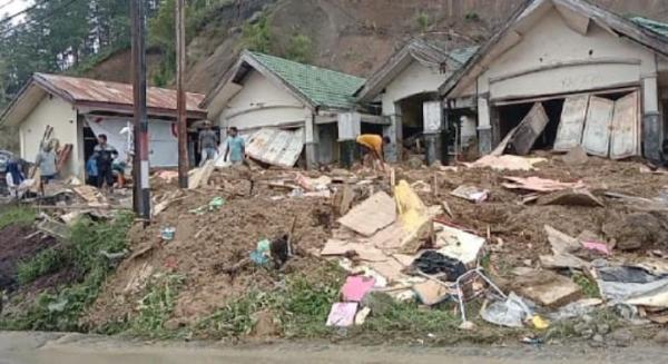 Empat Rumah Dan Kendaraan Tertimbun Longsor Di Aceh  Tengah ,Akibat Galian C