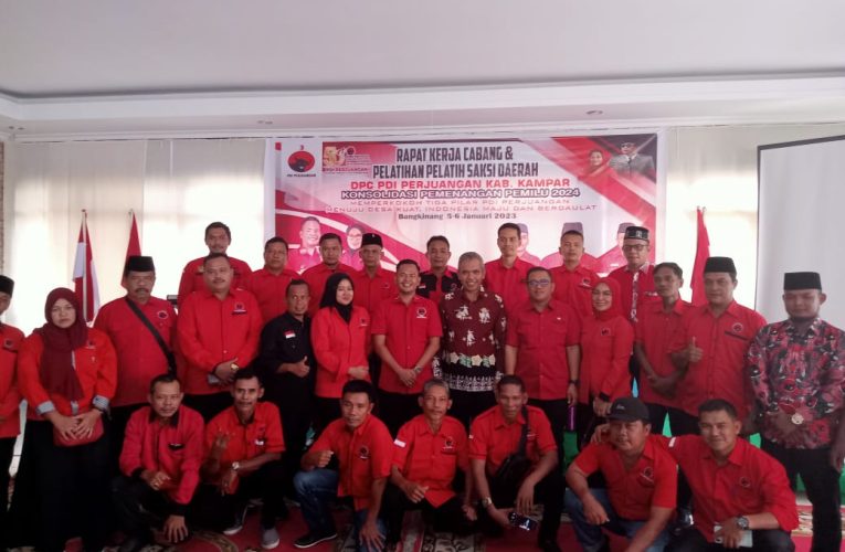 Rakercab & Pelatihan Pelatih Saksi Daerah DPC PDI Perjuangan Kabupaten Kampar