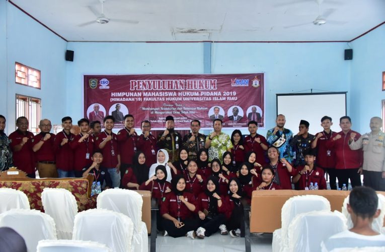 HIMADANA’19 Universitas Islam Riau mengadakan Penyuluhan Hukum di Desa Teluk Rhu, Kecamatan Rupat utara Kabupaten Bengkalis