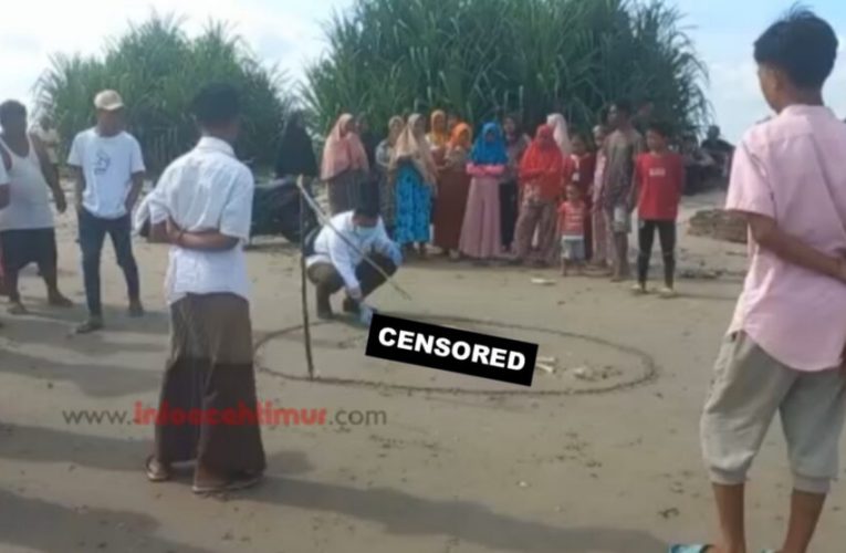 Penemuan Mayat Tanpa Kepala DiPinggir Pantai Mengegerkan Warga Desa Teupin Pukat Aceh.